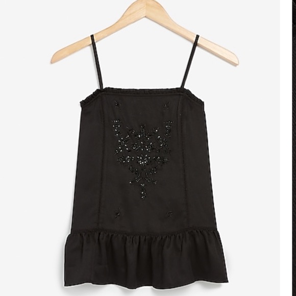 Express Tops - NWT Express embellished peplum tank